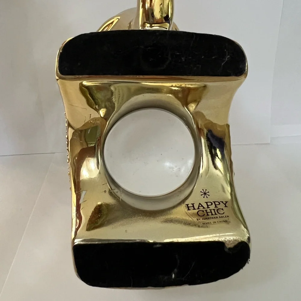 Happy Chic by Jonathan Adler Gold Elephant Piggy Bank